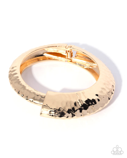 Stately Sass - gold - Paparazzi bracelet