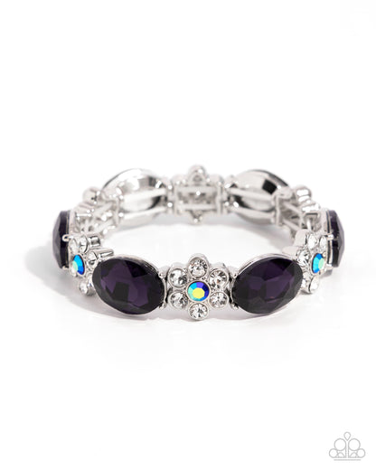 Staycation Sparkle - purple - Paparazzi bracelet