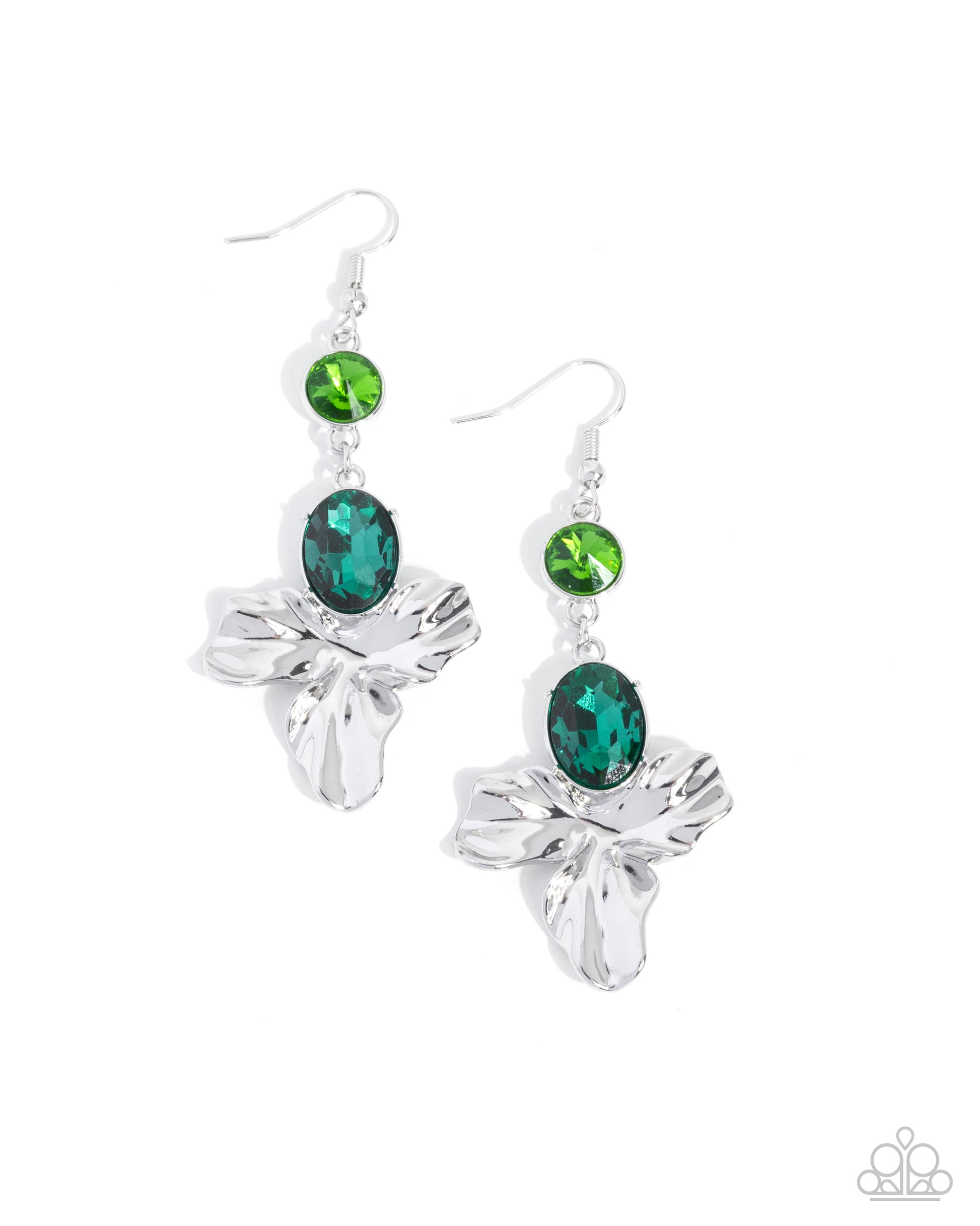 Staying Loose - green - Paparazzi earrings