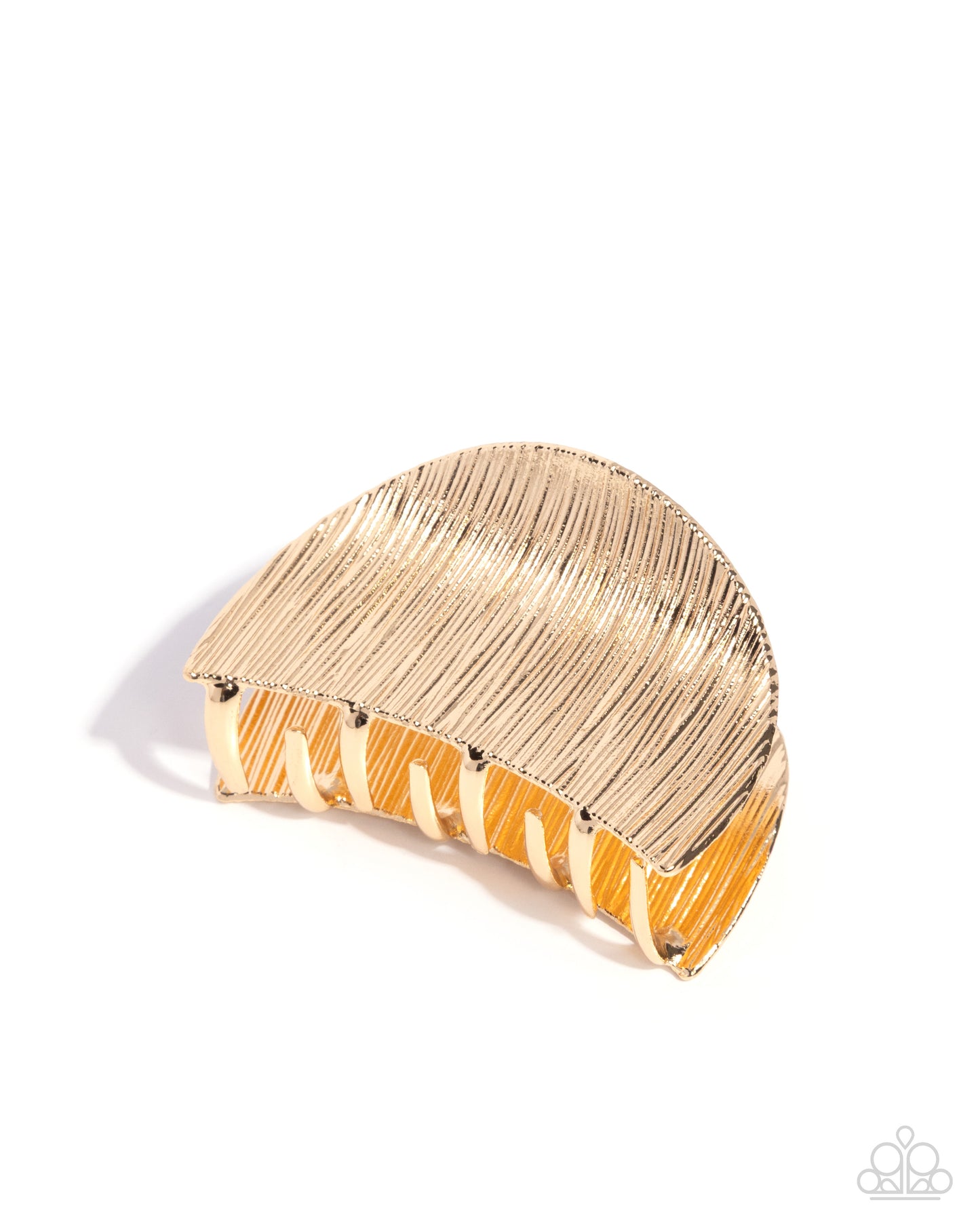 Steadfast Sheen - gold - Paparazzi hair clip