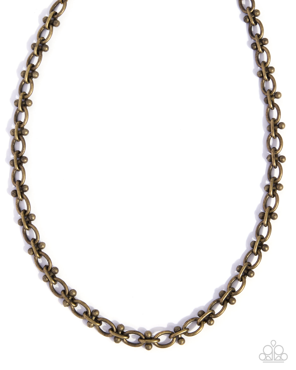 Steady On! - brass - Paparazzi necklace