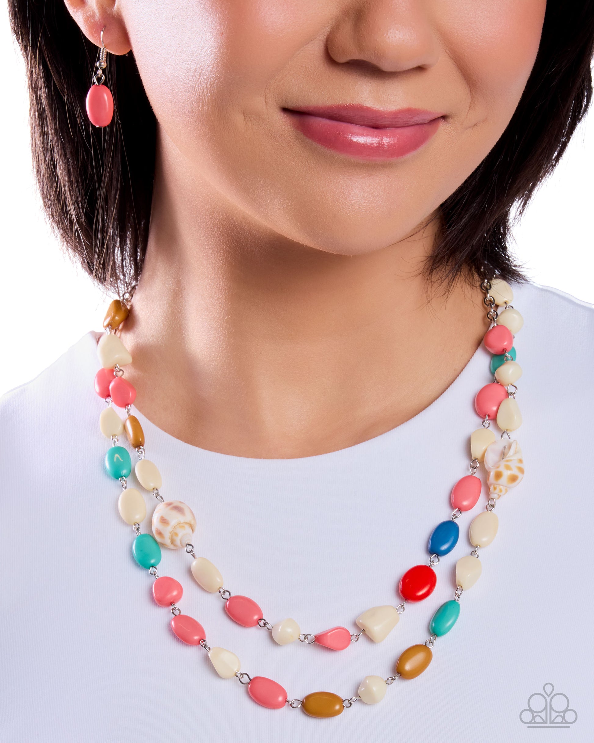 Steady Shells - multi - Paparazzi necklace