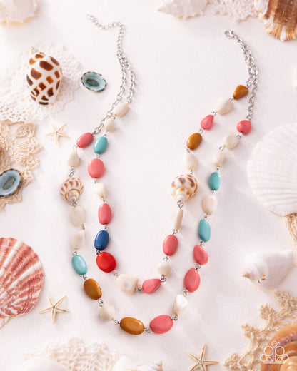 Steady Shells - multi - Paparazzi necklace