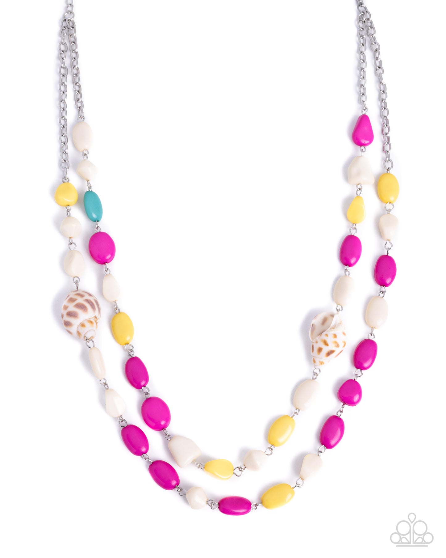 Steady Shells - pink - Paparazzi necklace