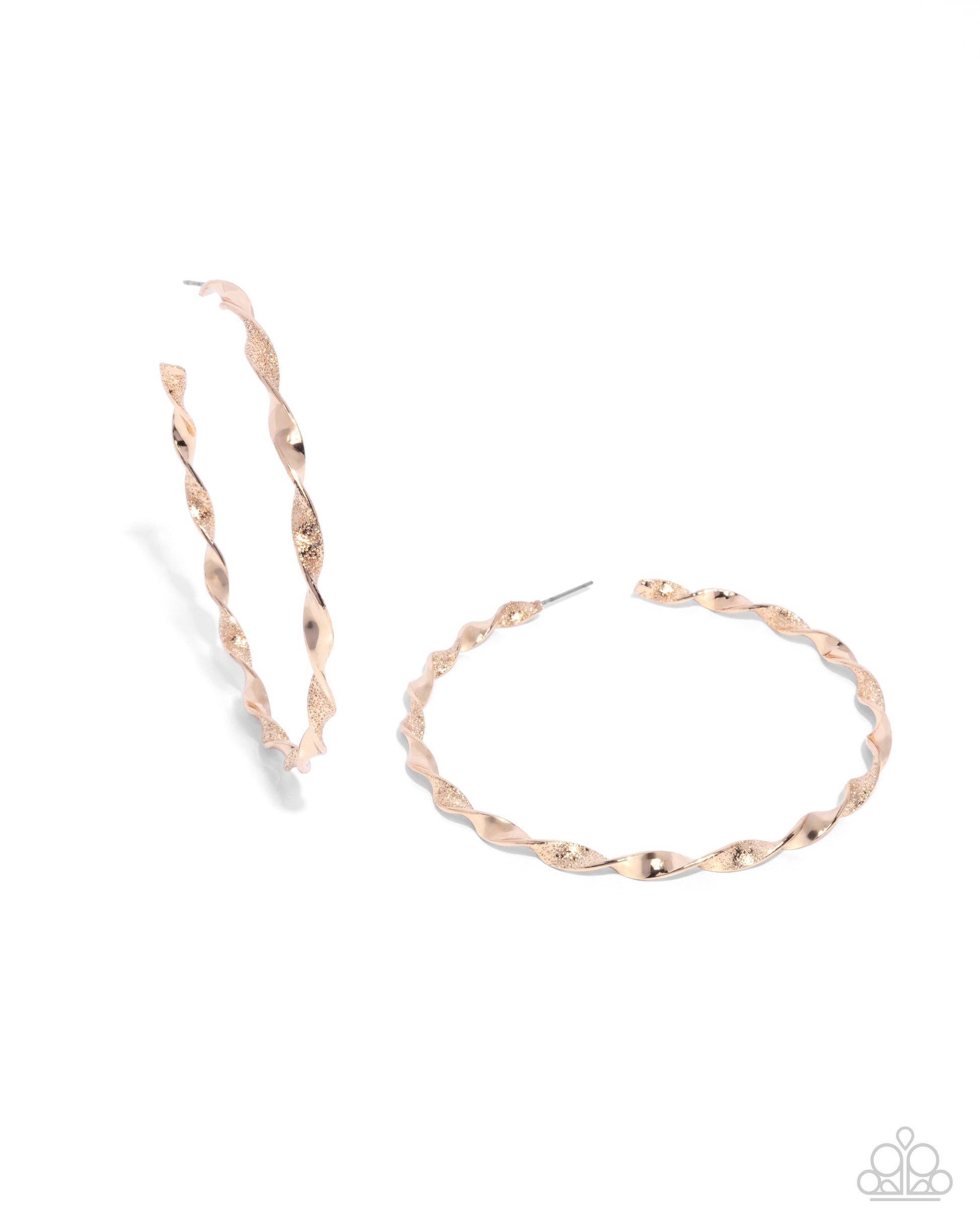 Steady Spirals - gold - Paparazzi earrings