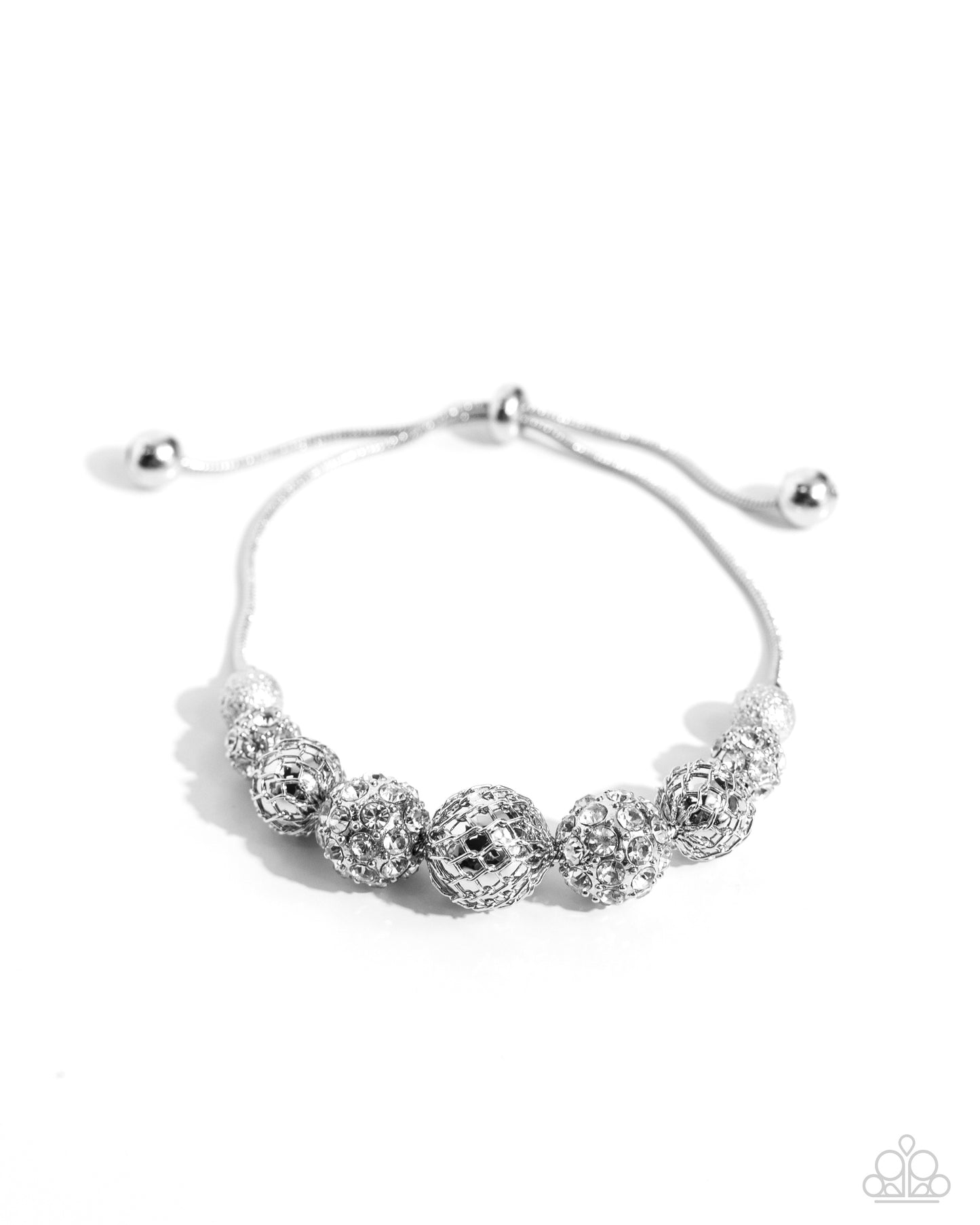 Steampunk Season - white - Paparazzi bracelet