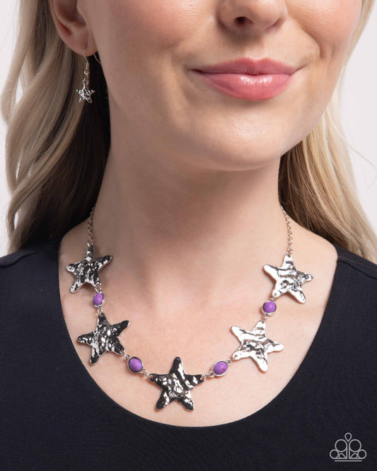 Stellar Santa Fe - purple - Paparazzi necklace