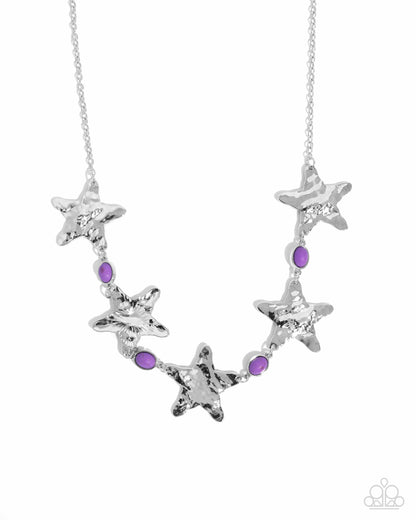 Stellar Santa Fe - purple - Paparazzi necklace