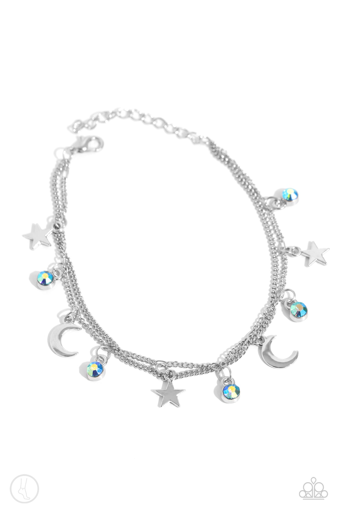 Stellar Sashay - blue - Paparazzi anklet