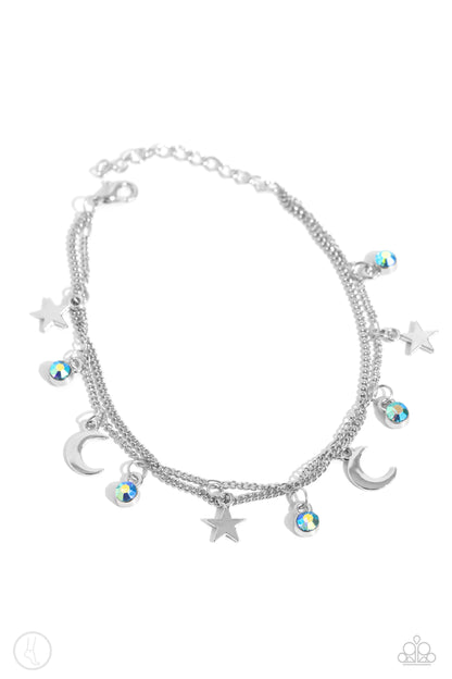 Stellar Sashay - blue - Paparazzi anklet
