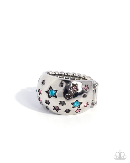 Stellar Scherzo - multi - Paparazzi ring