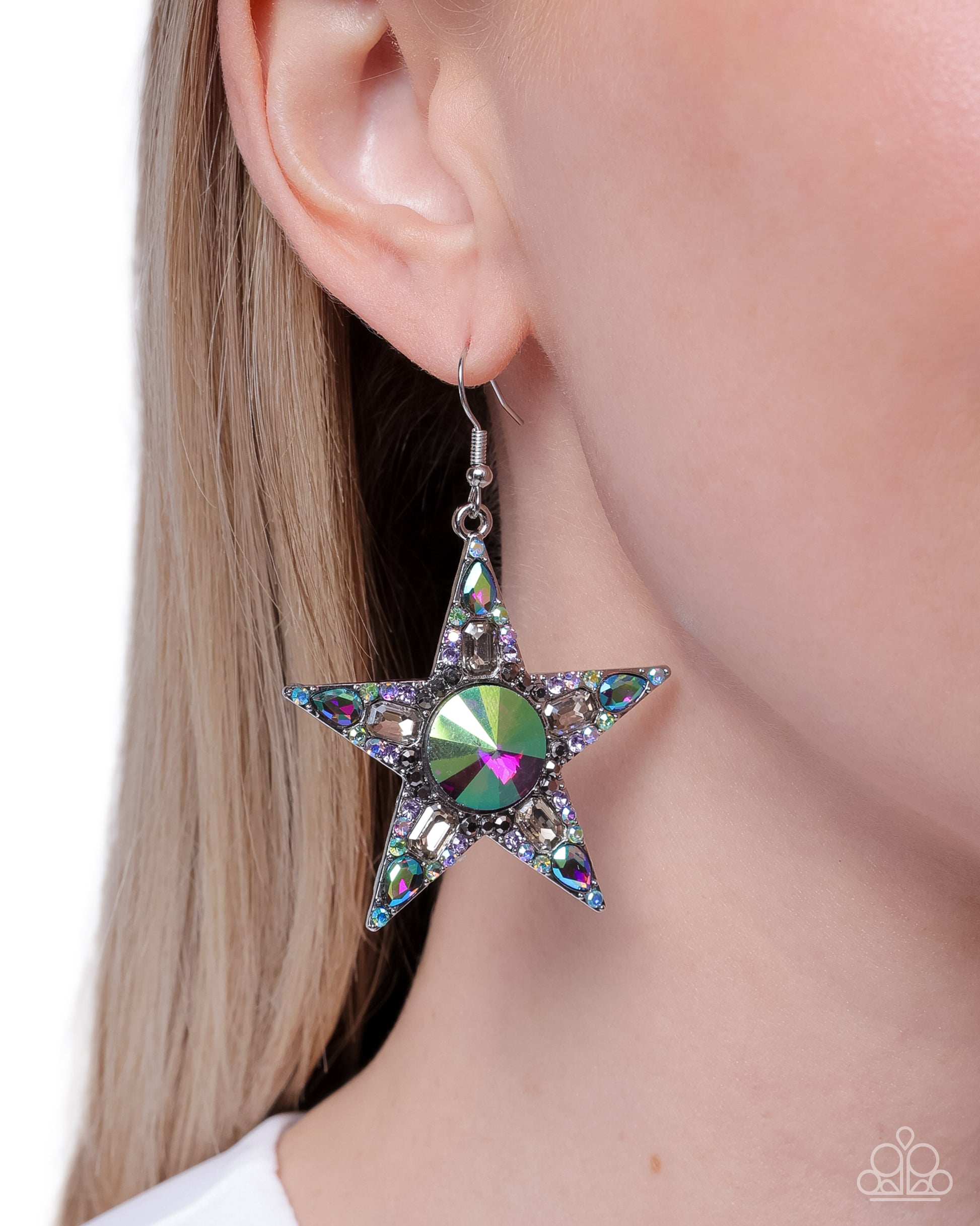 Stellar Score - multi - Paparazzi earrings