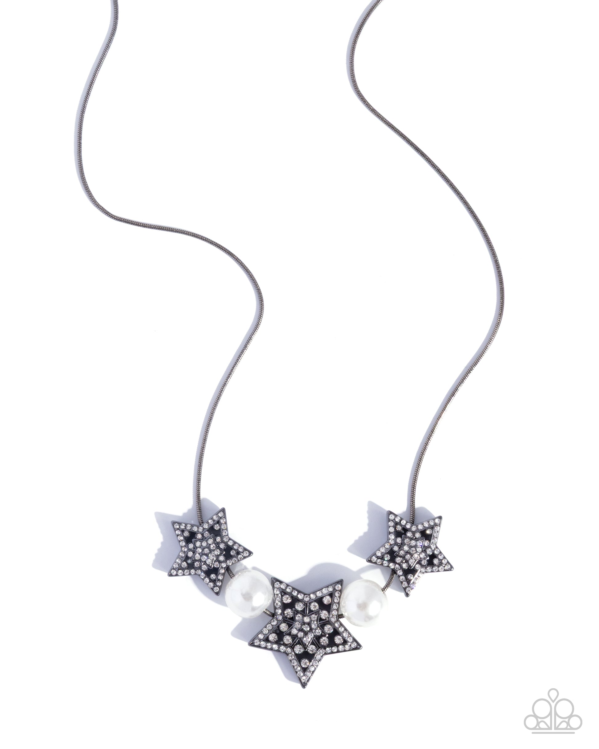 Stellar Scout - black - Paparazzi necklace