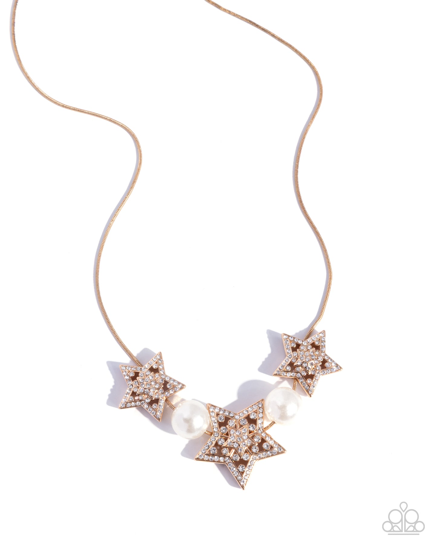 Stellar Scout - gold - Paparazzi necklace