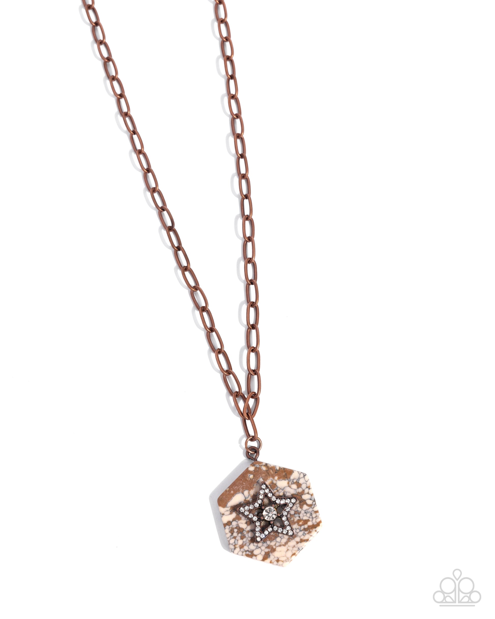 Stellar Sediment - copper - Paparazzi necklace