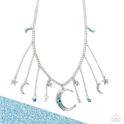 Stellar Selection - blue - Paparazzi necklace