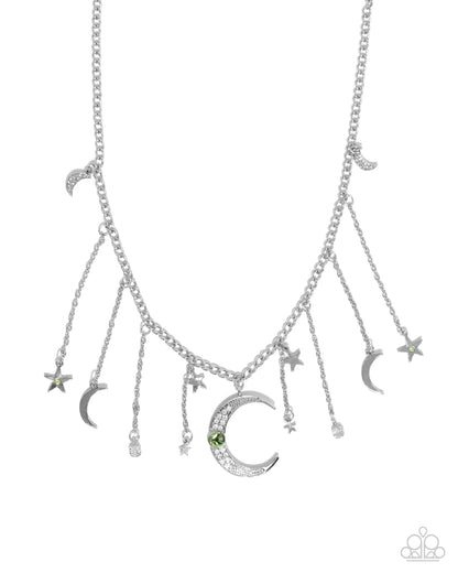 Stellar Selection - green - Paparazzi necklace