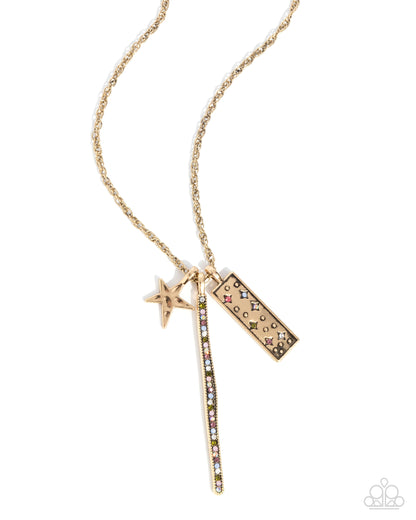 Stellar Sensei - multi - Paparazzi necklace