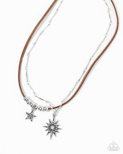 Stellar Sojourn - brown - Paparazzi necklace