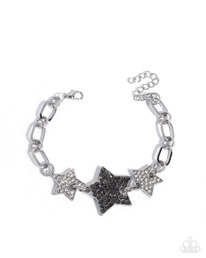 Stellar Song - silver - Paparazzi bracelet