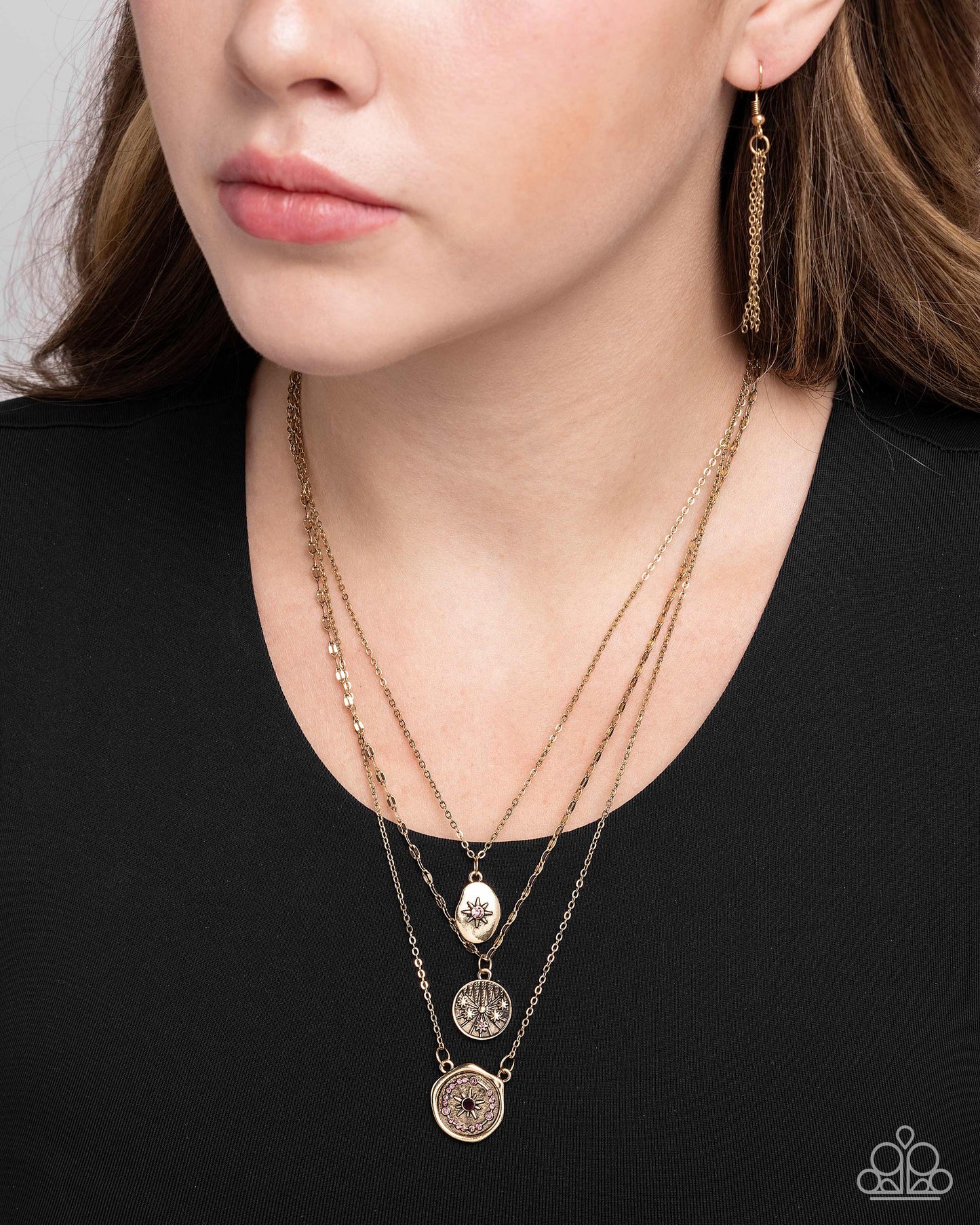 Stellar Spectacle - purple - Paparazzi necklace