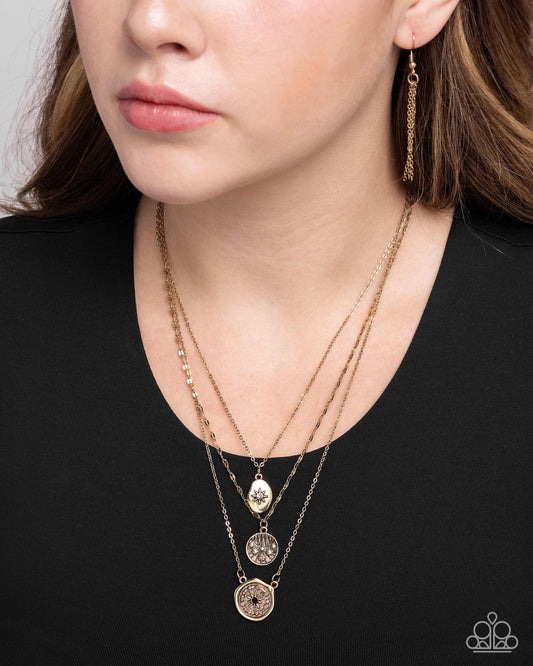 Stellar Spectacle - purple - Paparazzi necklace