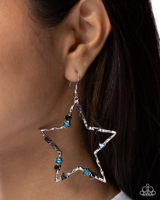 Stellar Spell - black - Paparazzi earrings