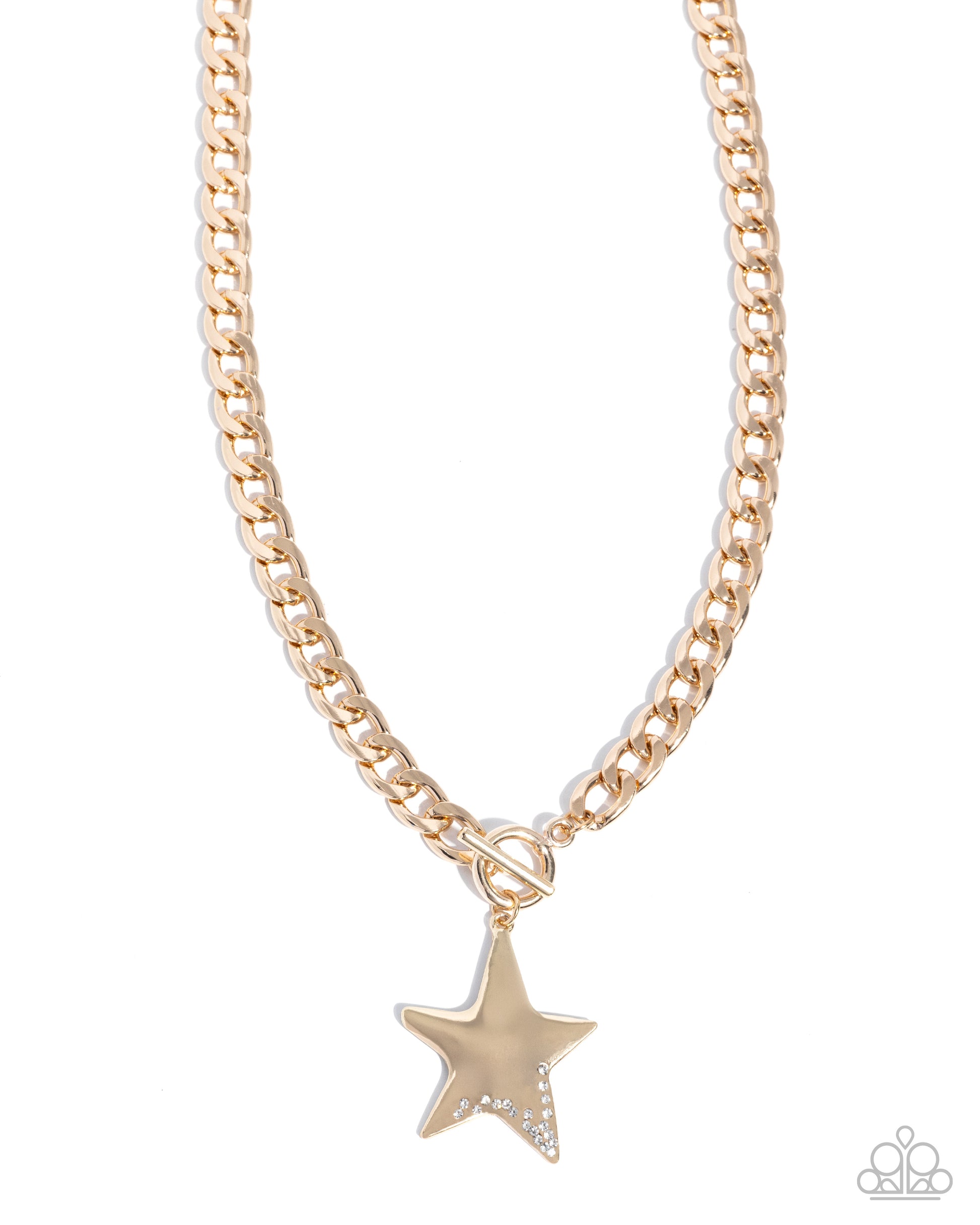 Stellar Spotlight - gold - Paparazzi necklace