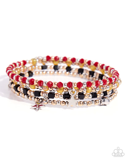 Stellar Stack - multi - Paparazzi bracelet