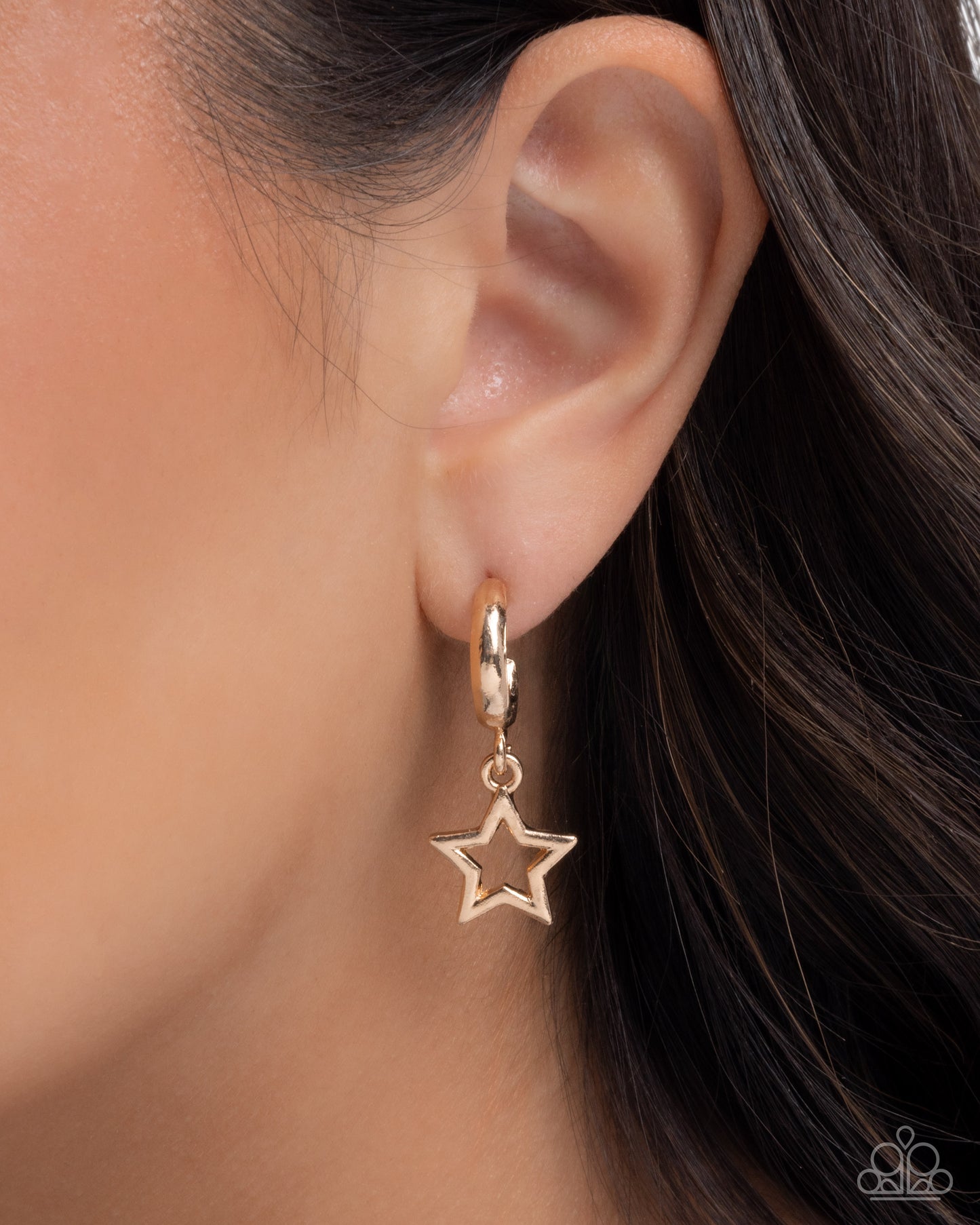 Stellar Start - gold - Paparazzi earrings
