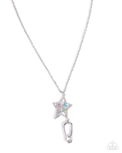 Stellar Steadfast - multi - Paparazzi LANYARD necklace