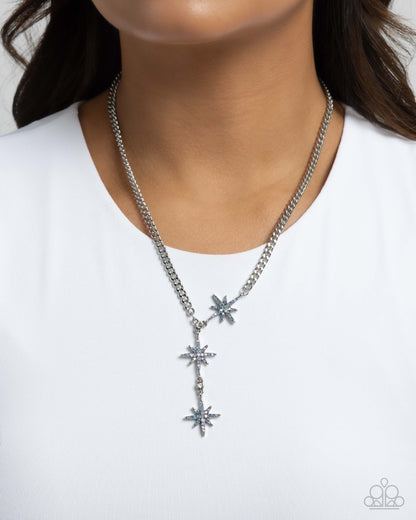 Stellar Story - blue - Paparazzi necklace