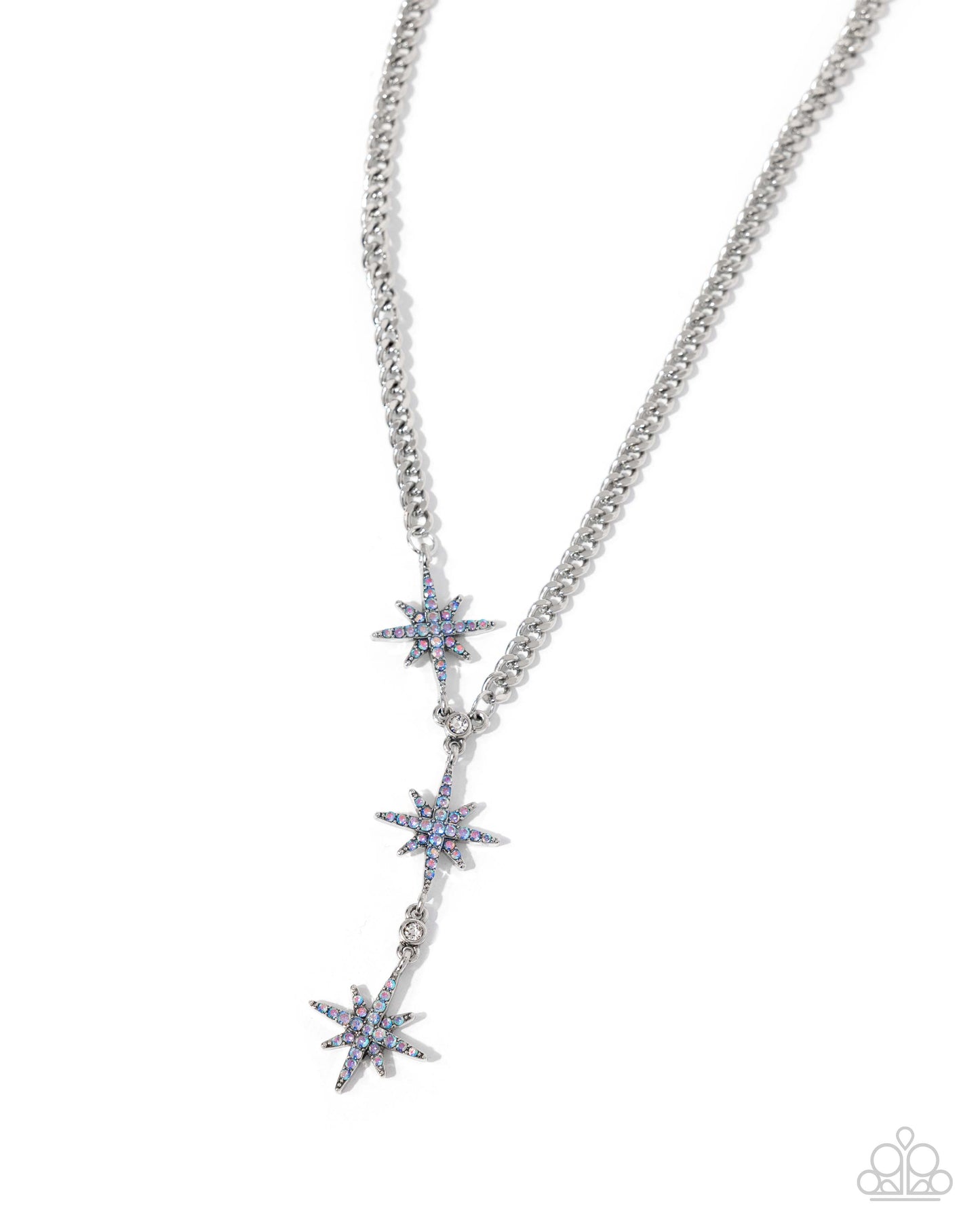 Stellar Story - blue - Paparazzi necklace