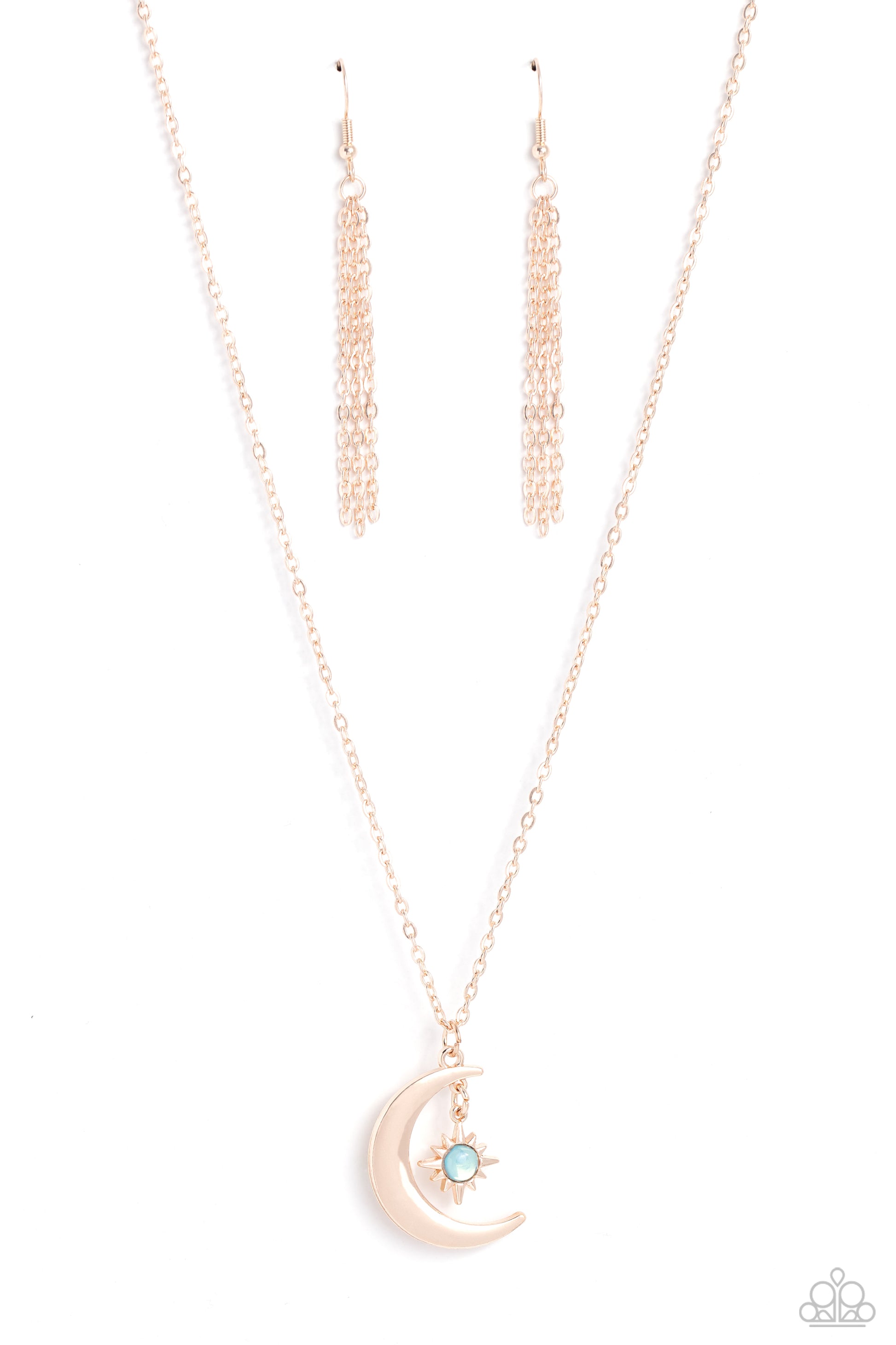 Stellar Sway - rose gold - Paparazzi necklace