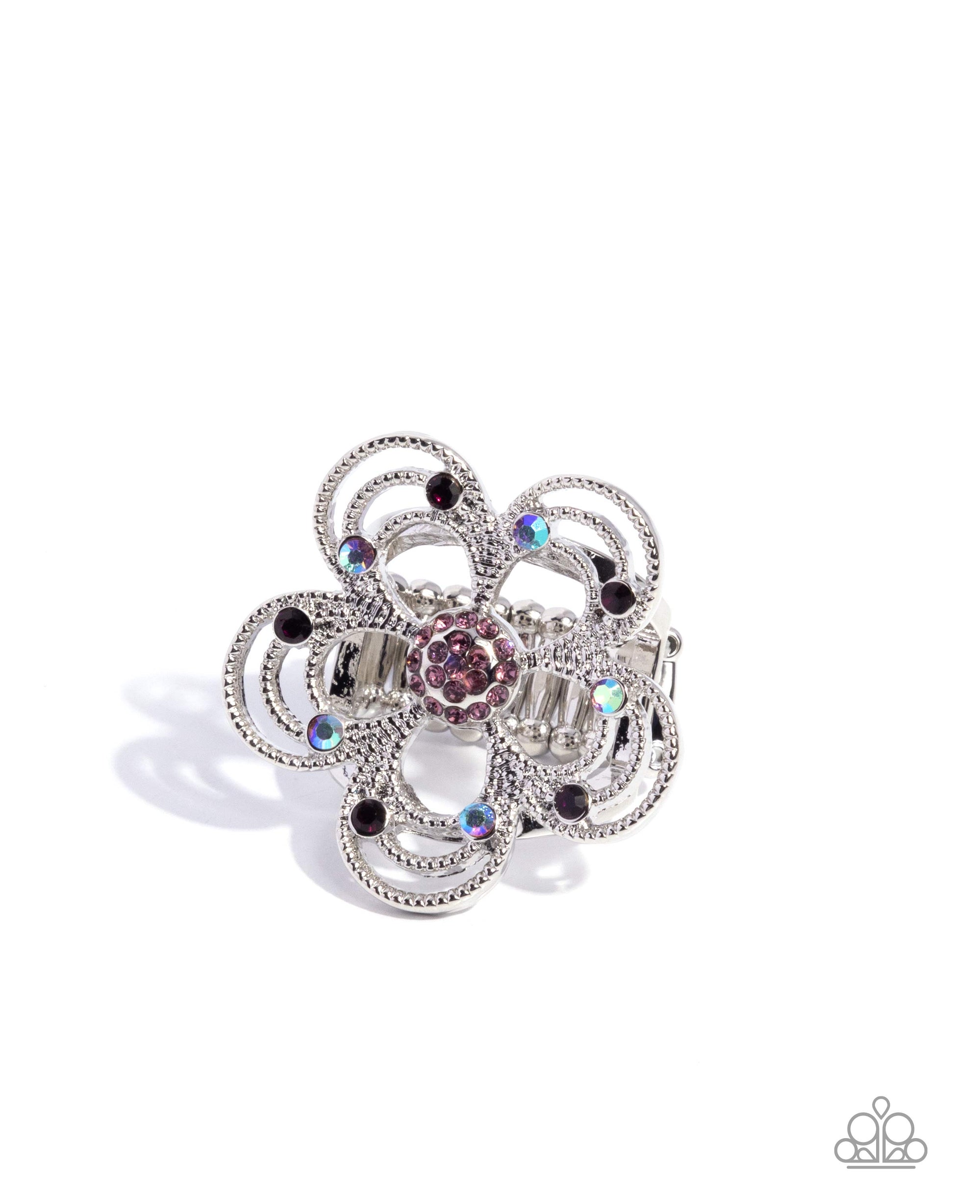 Still Studs - purple - Paparazzi ring
