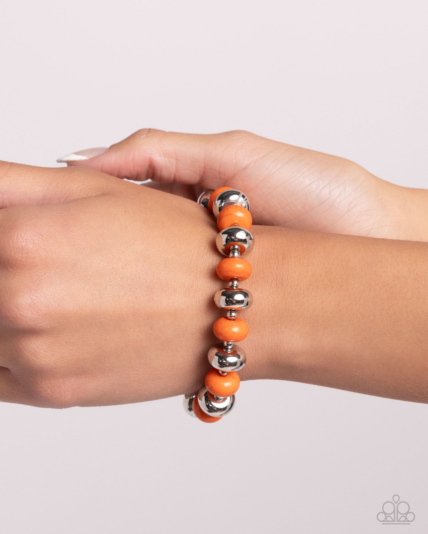 Stone Age Aesthetic - orange - Paparazzi bracelet