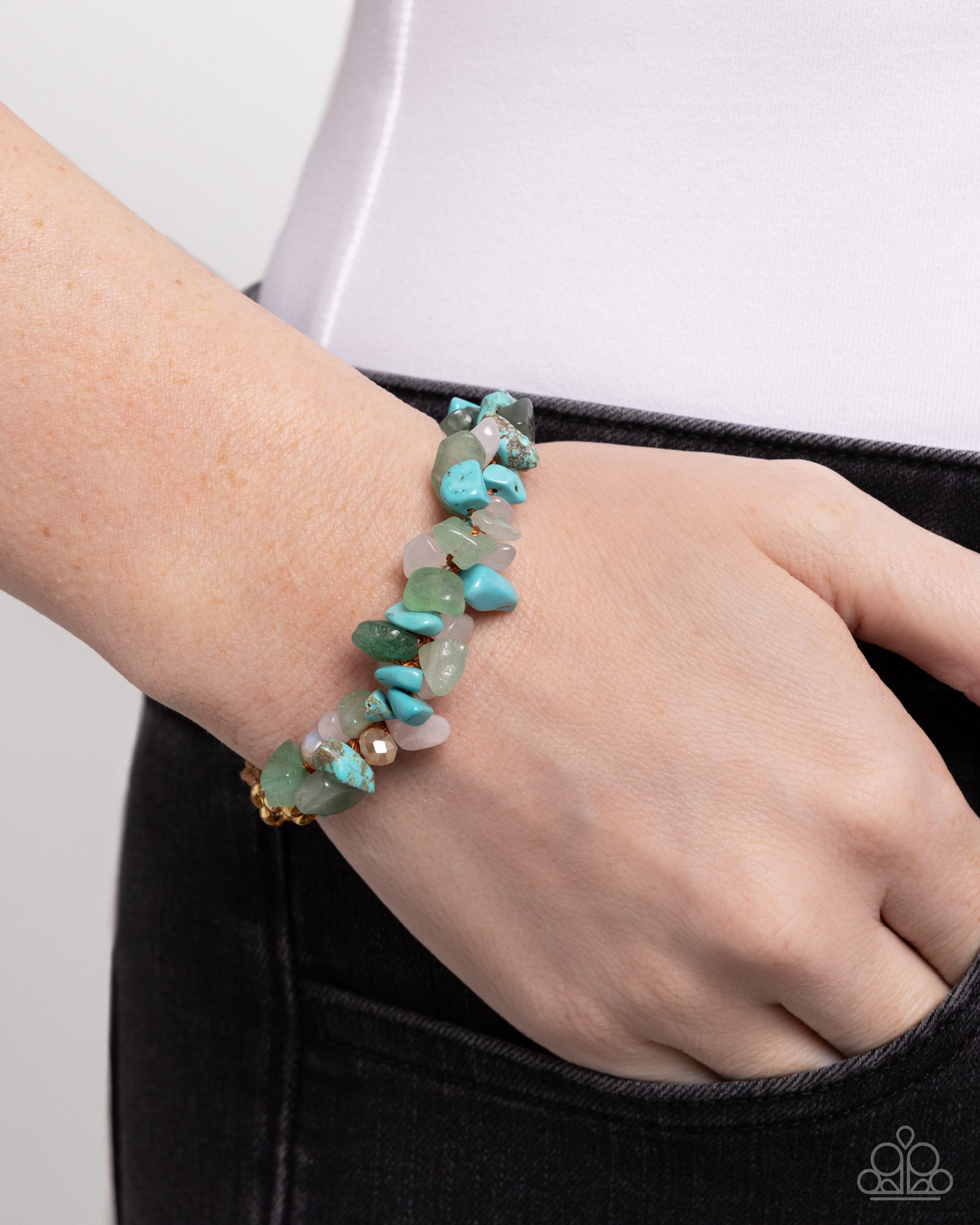 Stony Salvage - multi - Paparazzi bracelet