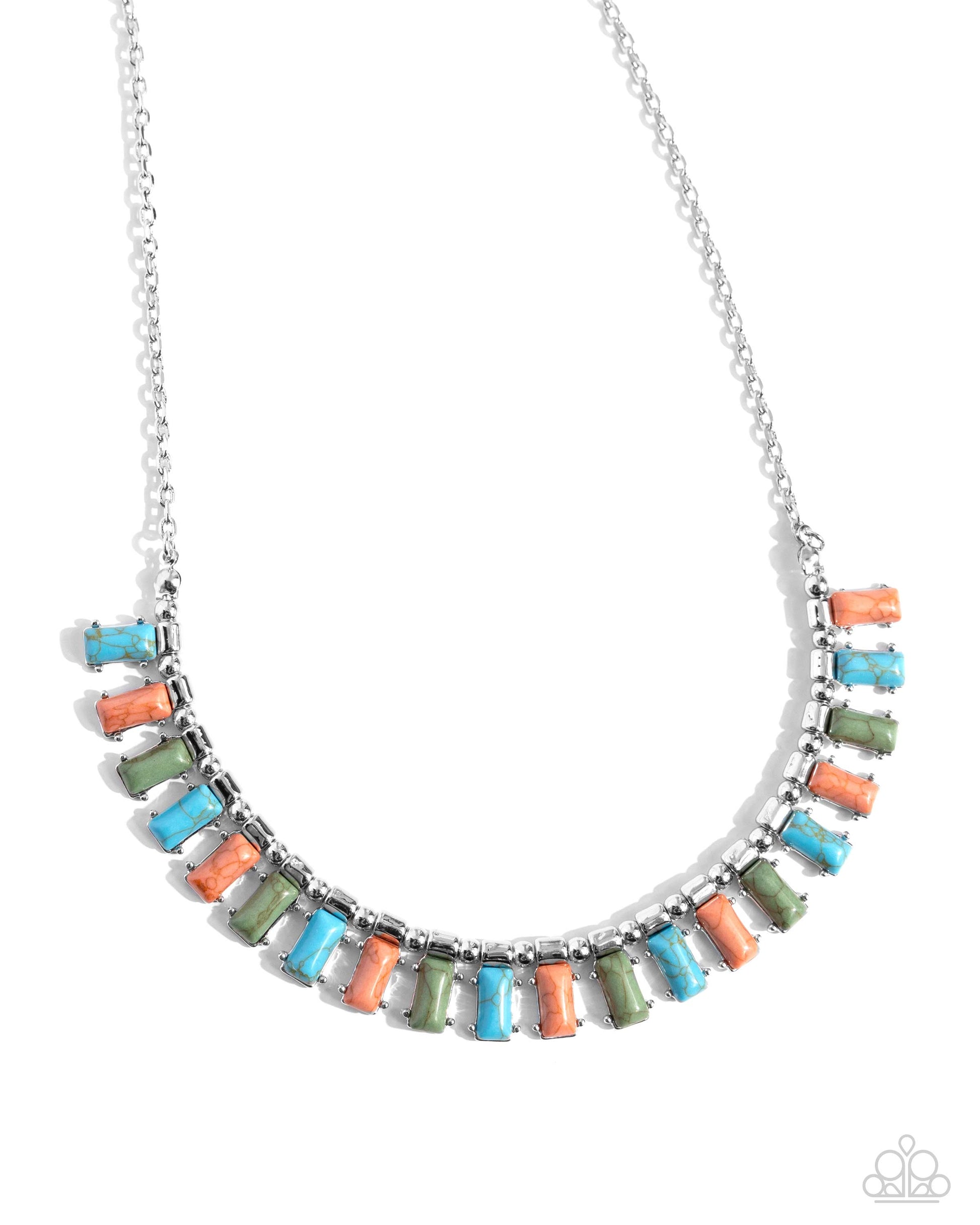 Stony Shimmer - blue - Paparazzi necklace