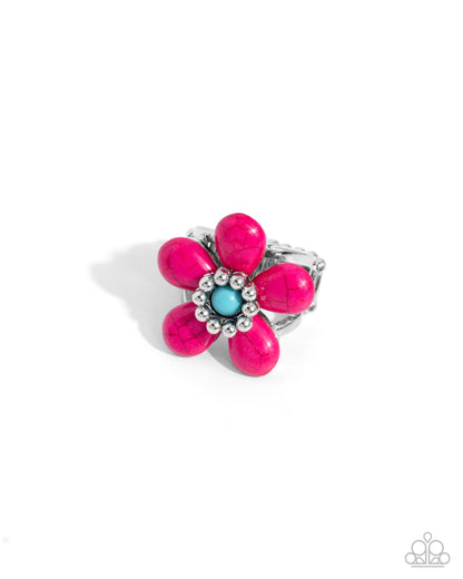 Stony Solidarity - pink - Paparazzi ring