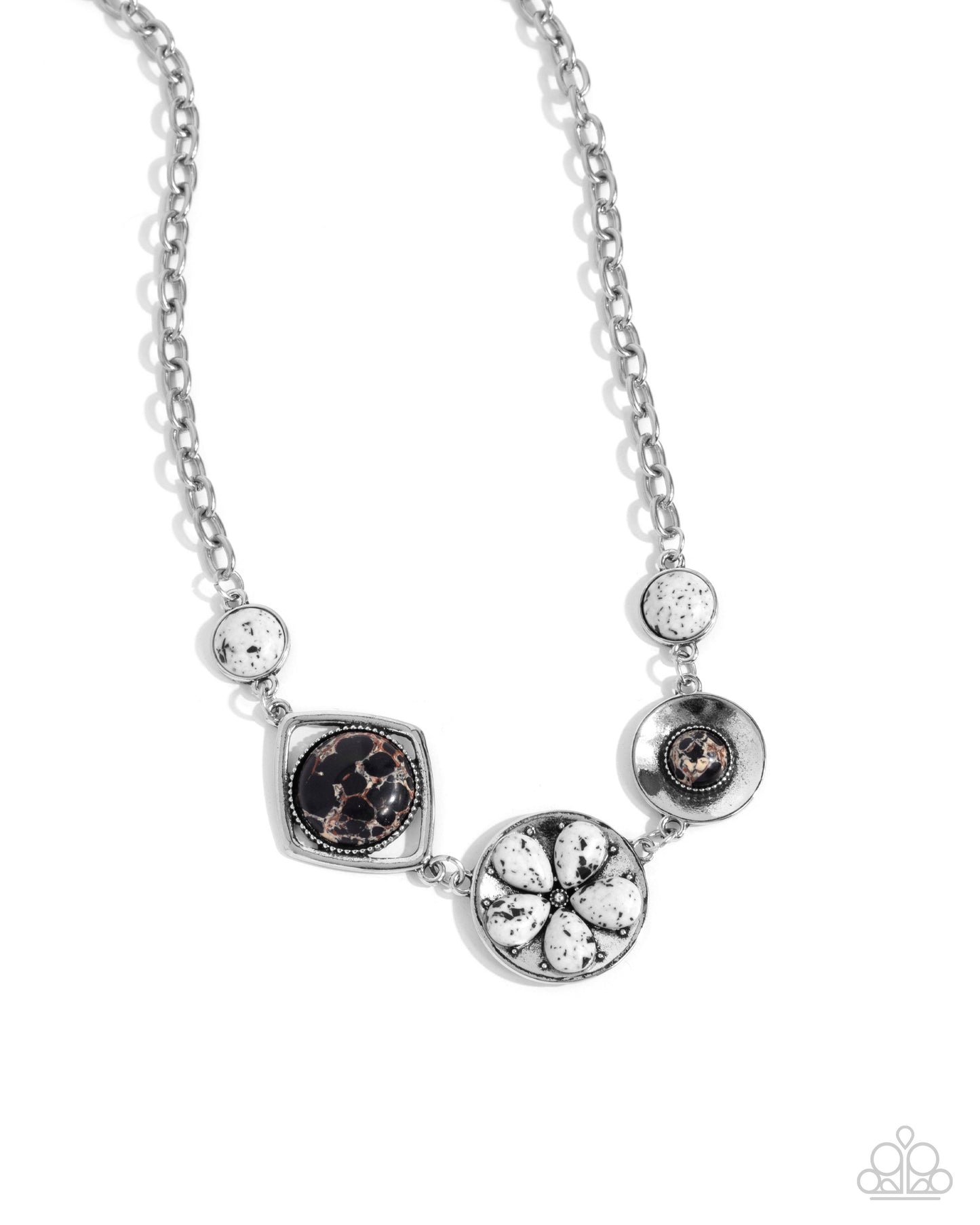 Stony Someday - black - Paparazzi necklace