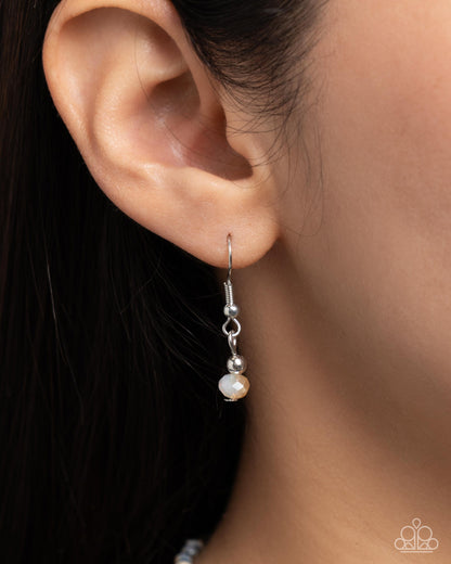 Stony Splendor - white - Paparazzi necklace