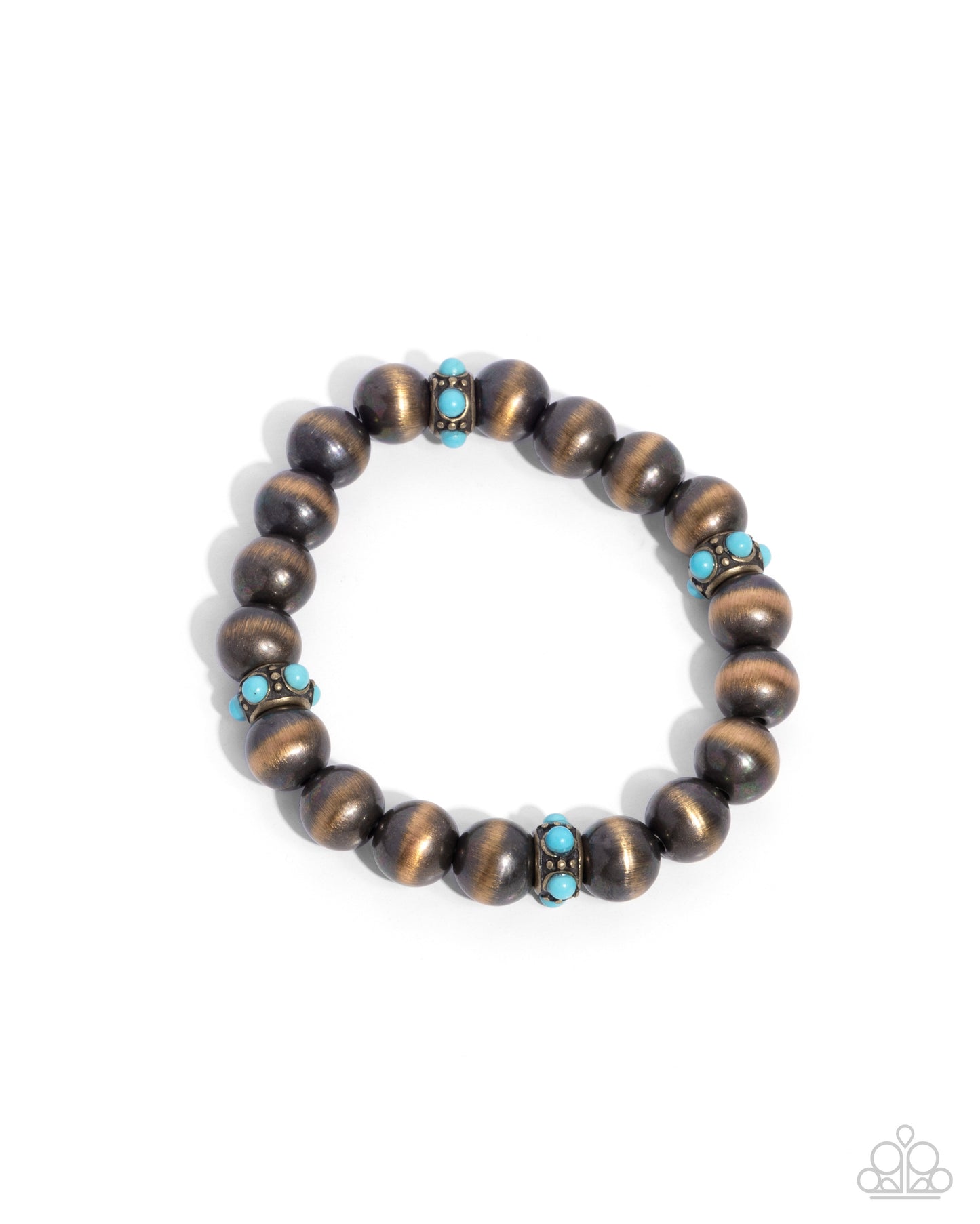 Stony Spotlight - brass - Paparazzi MENS bracelet