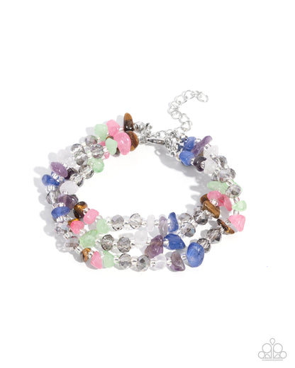 Stony Submission - multi - Paparazzi bracelet