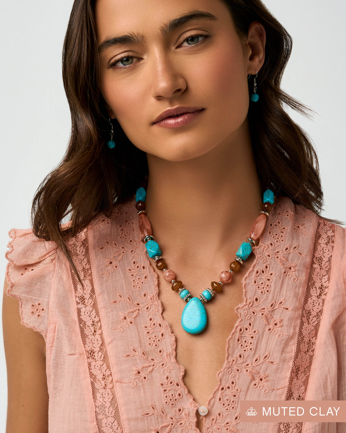 Stony Suite - blue - Paparazzi necklace