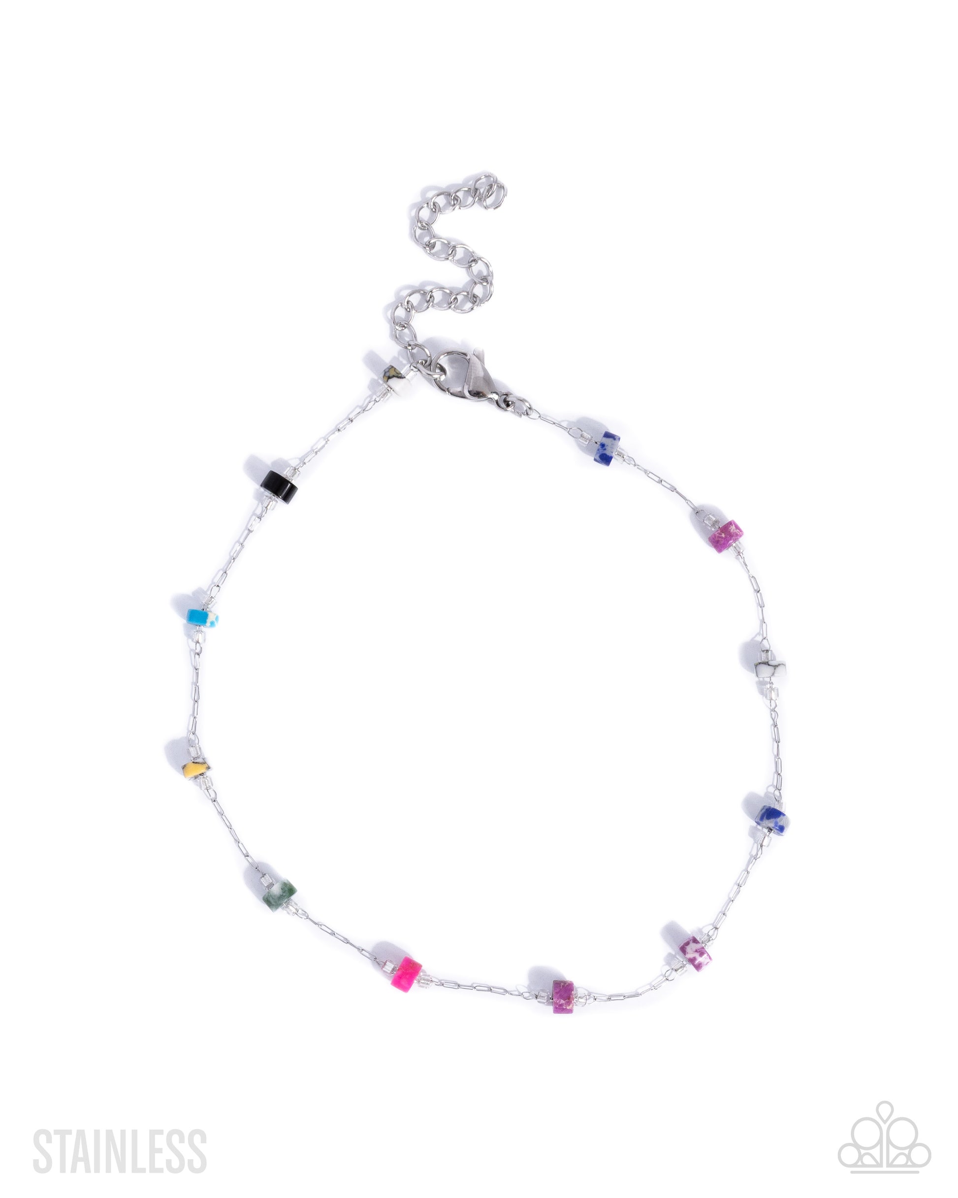 Stony Surrender - multi - Paparazzi anklet