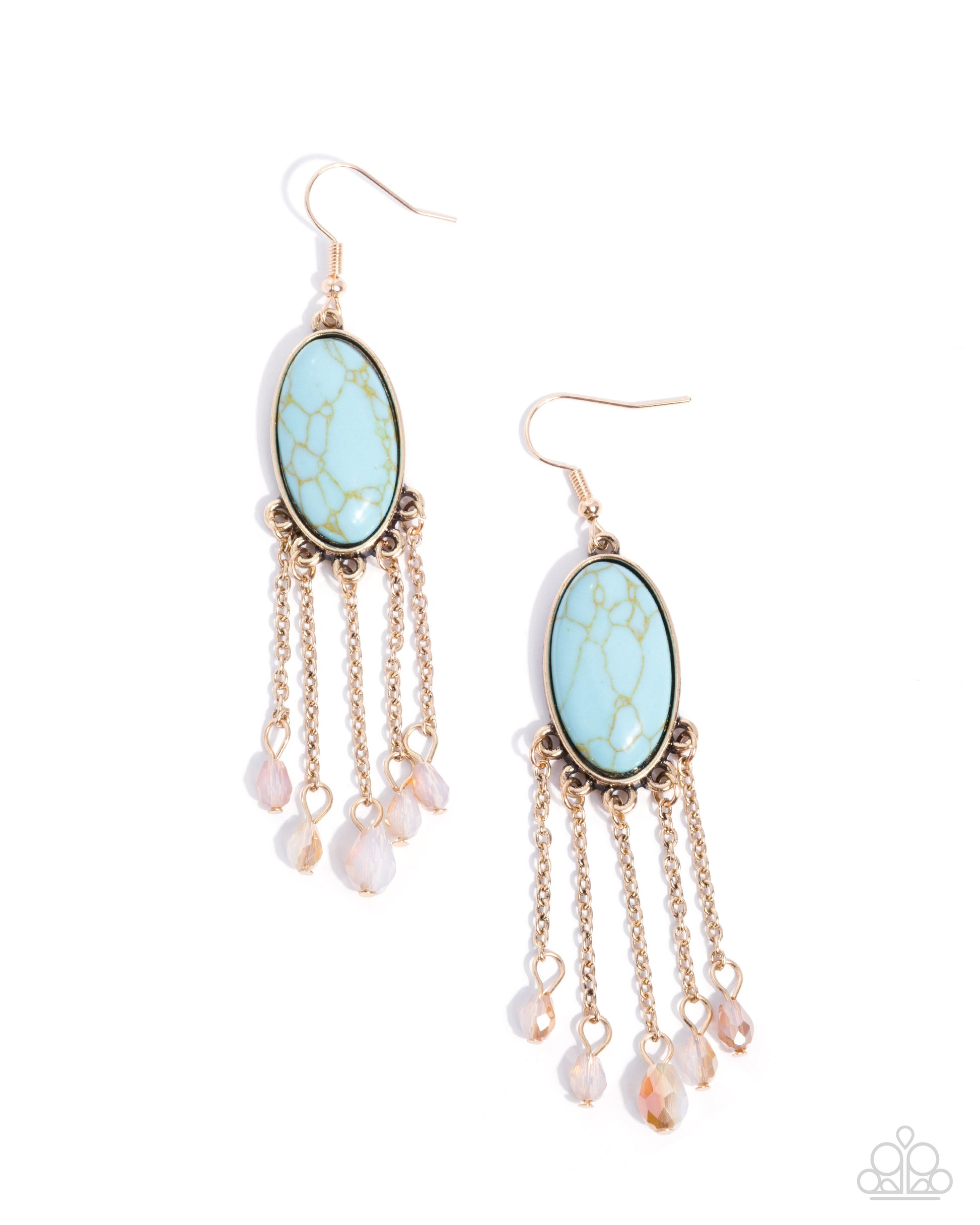 Stony Survival - multi - Paparazzi earrings