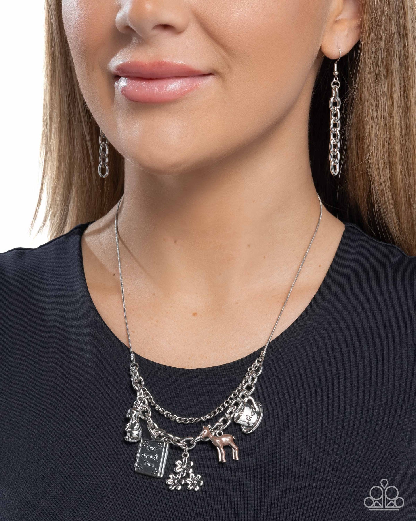 Storybook Setting - brown - Paparazzi necklace
