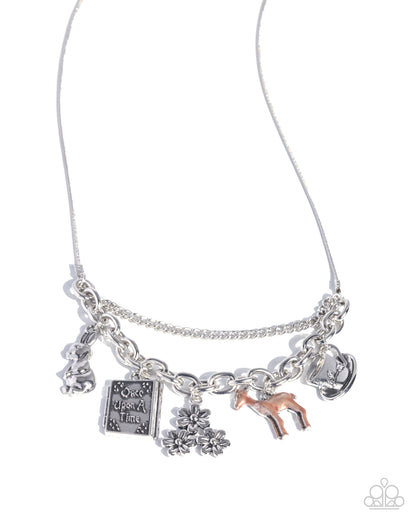 Storybook Setting - brown - Paparazzi necklace
