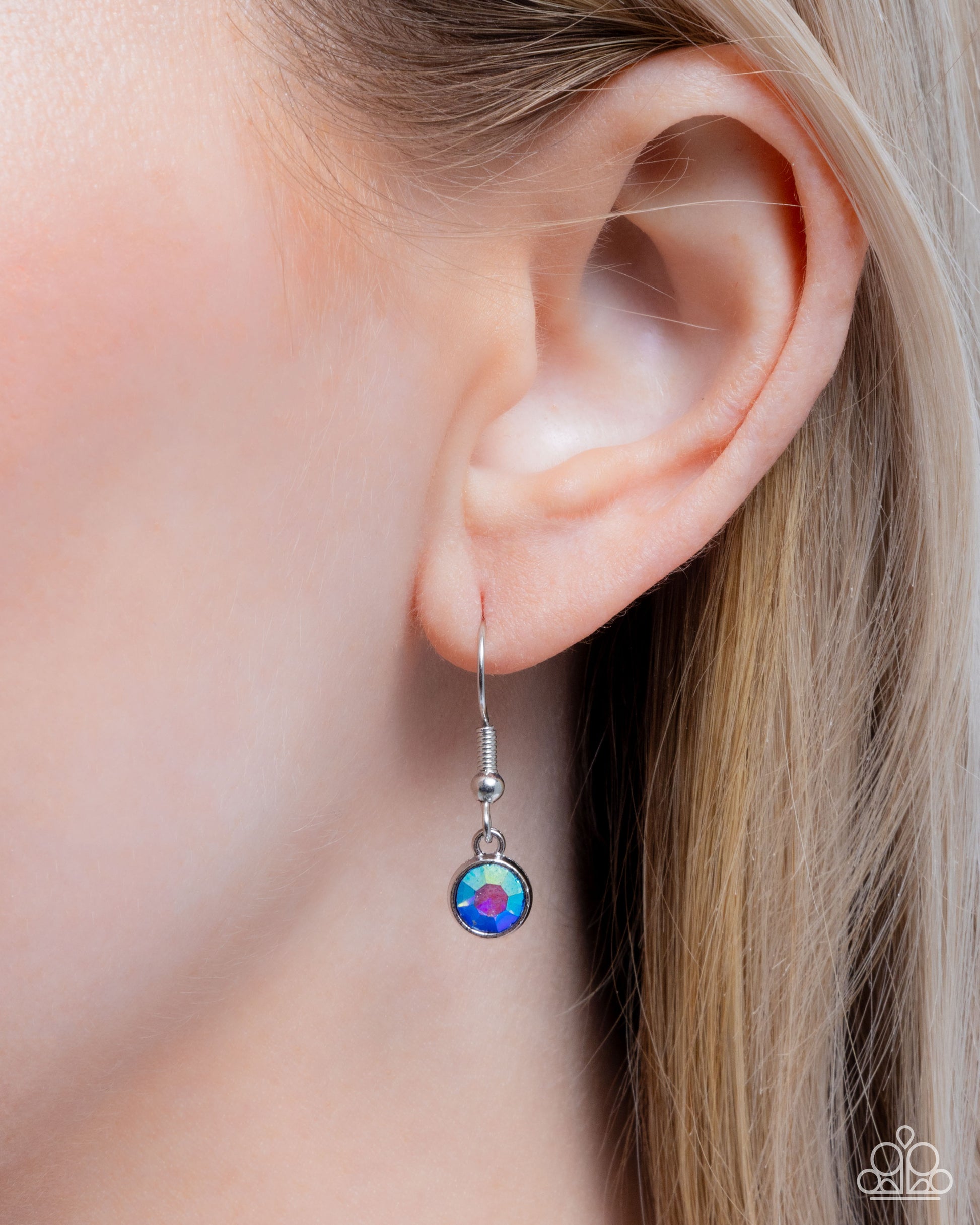 Straight Up Stellar - blue - Paparazzi necklace