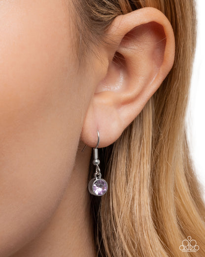 Straight Up Stellar - purple - Paparazzi necklace